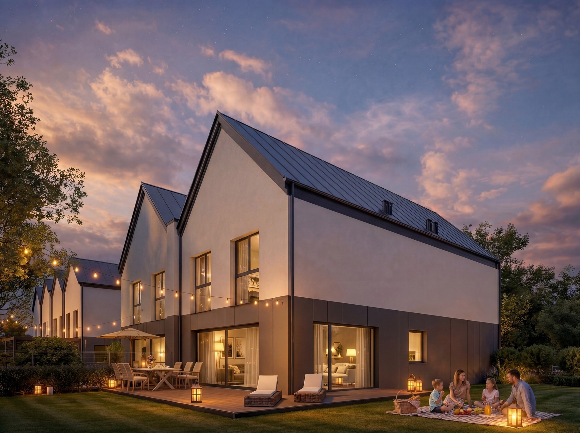 Komfortowy dom 286 m2 przestrzeń, garaż, poddasze, duży ogród