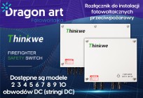 PRZECIWPOŻAROWY WYŁĄCZNIK PRĄDU THINKWE PPOŻ 4 obwody stringi DC FOTOWOLTAIKA PV