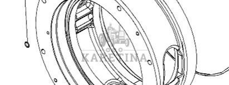 Massey Ferguson 7718S 7718 S 1804A DYNA 6 Obudowa Przekładni CZĘŚCI 4359358M1-1