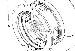 Massey Ferguson 7718S 7718 S 1804A DYNA 6 Obudowa Przekładni CZĘŚCI 4359358M1
