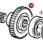 Fendt Favorit 514 Koło Zębate Walcowe CZĘŚCI 514100490010