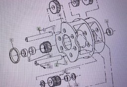 John Deere RE17692/wał zębaty/John Deere 4555/4755/4955