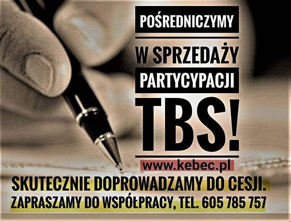 USTAWNE MIESZKANIE TBS 5 POKOI - KLINY