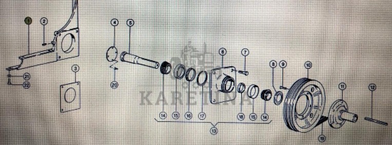 Wspornik Claas Mega 370-340 Nr kat. 000 661 238 0 Nr kat. 000 661 238 0-1