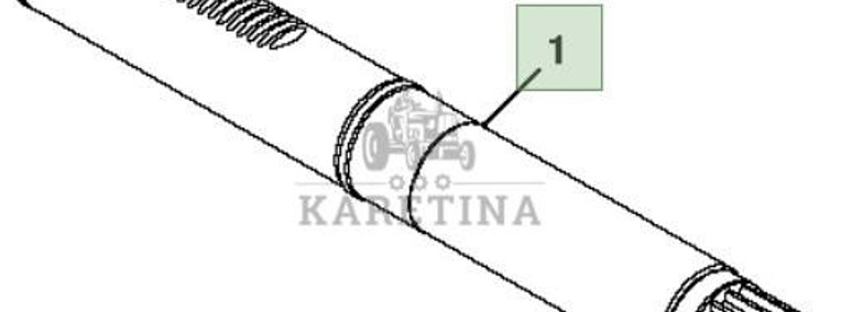 John Deere 8120 Wał Półoś Napędowa R153613-1