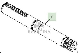 John Deere 8120 Wał Półoś Napędowa R153613