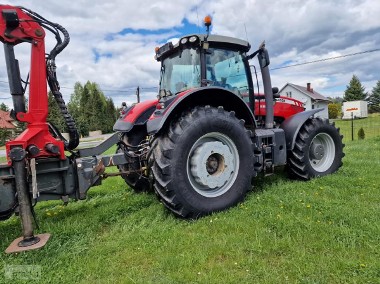 Rębak JENZ HEM 582 z ciągnikiem Massey Ferguson-1