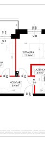 57,4m², 3-pokoje, Tarasa, Marki, ul. Kościuszki-4