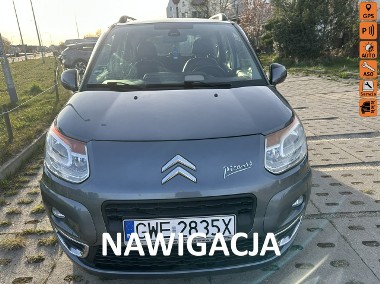 Citroen C3 Picasso Exclusive, alkantara, tempomat, nawigacja,parktronik, isofix, zadban-1