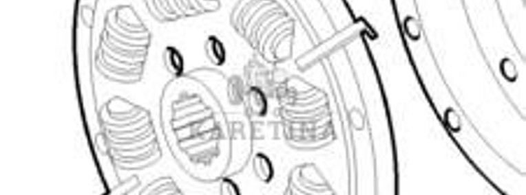 New Holland T7000 T7030 Tłumik Drgań Skrętnych Tarczy Sprzęgła CZĘŚCI 87302871 5185207-1