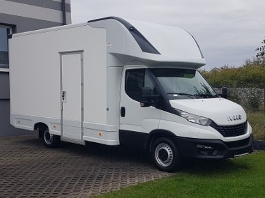 KONTENER NISKOPODŁGOWY 4.43x2,23x2,42 SKLEP FOODTRUCK BAR KAMPER-1