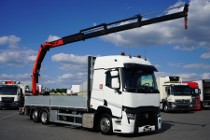 Renault T 480 / 6 X 2 / SKRZYNIOWY + HDS / PALFINGER PK 24.001 / PILOT OŚ SKRĘTNA