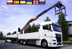 MAN TGX 26.470 6×2-4 / 30 tys. km!!! / HDS Atlas / Przyczepa KRONE 18 EPAL 260983
