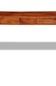 vidaXL Stolik typu konsola z 3 szufladami, lite drewno sheesham, 80 cm242441-2