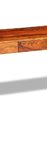 vidaXL Stolik typu konsola z 3 szufladami, lite drewno sheesham, 80 cm242441-3