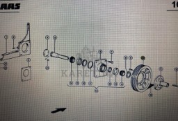 Koło pasowe Claas Mega 370-340 Nr kat. 000 661 194 0 Nr kat. 000 661 194 0