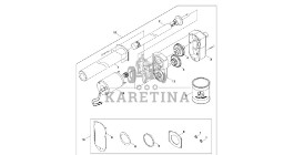 John Deere 960 - Śruba DC44787 (System owijania)