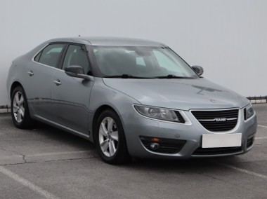 Saab 9-5 II , Skóra, Xenon, Bi-Xenon, Klimatronic, Tempomat, Parktronic-1