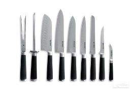 Zestaw noży kuchennych 9 noży + etui Edycja Kurt Scheller Hendi