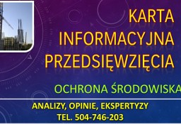 Karta informacyjna przedsięwzięcia, tel, cena, inwestycja,budowa,