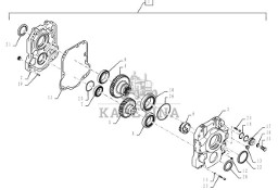 New Holland T6090 T6070 Pompa hydrauliczna 2 cc 84262268