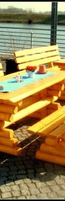 meble ogrodowe plac zabaw zjezdzalnia 3m Hustawka ,stoły ,ławka-3