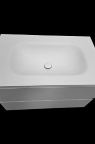 Szafka łazienkowa 80x50x50cm z umywalką termoformowaną z blatu kompozytowego-2