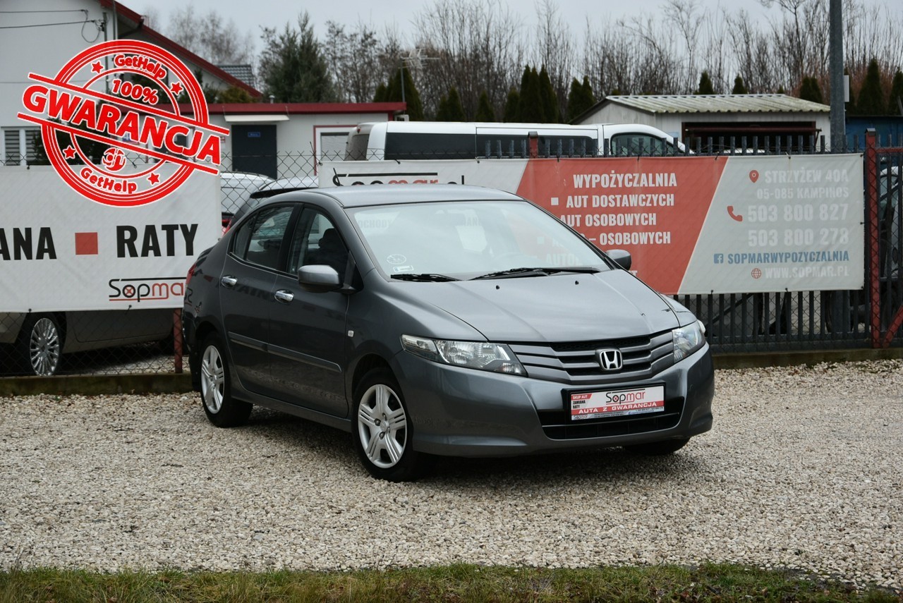 Honda City V 1.4i-VTEC 100KM Gaz 2009r. Polski Salon klima elektyka isofix