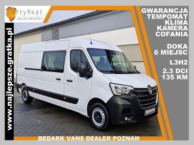 Renault Master Gwarancja, L3H2, DOKA, BRYGADÓWKA, 6 miejsc, klima, tempomat-1