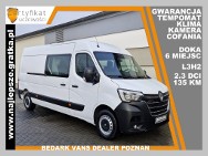 Renault Master Gwarancja, L3H2, DOKA, BRYGADÓWKA, 6 miejsc, klima, tempomat