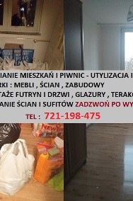 OPRÓŻNIANIE BIUR MIESZKAŃ I PIWNIC ROZBIÓRKI DEMONTAŻE MEBLI-2