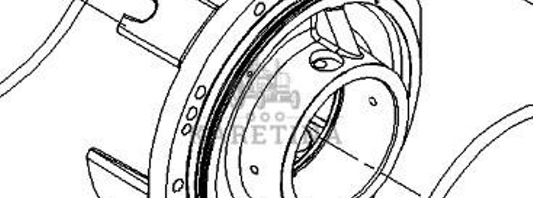 Fendt 924 927 930 933 936 Vario Valtra Kryza Łożyska Lewa Strona 934152010042-1