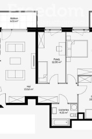 4-pokojowy apartament z 2 balkonami na Woli-2