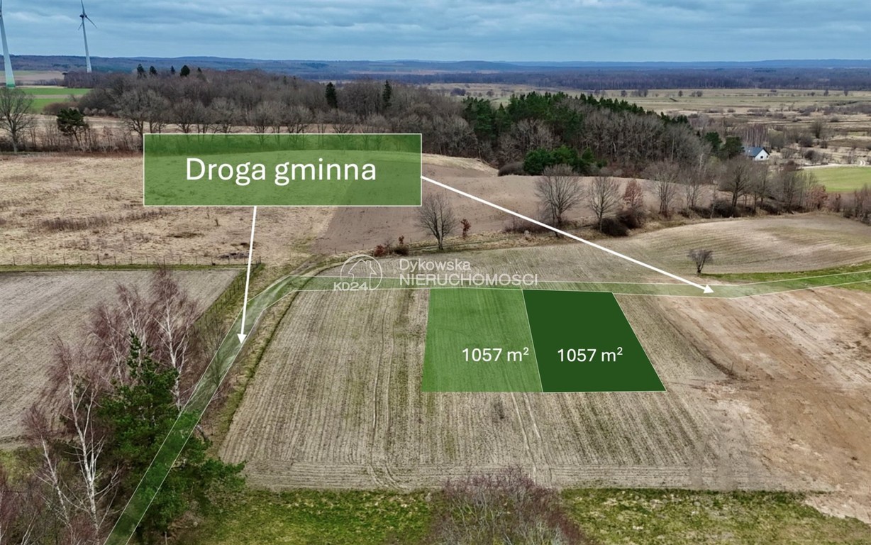 Działka budowlana 1057 m² Wicko - Widok 4