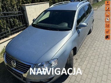 Volkswagen Passat B6 Highline, 1,8b moc 160, pół skóry, nawigacja, bluetooth, z Niemiec-1