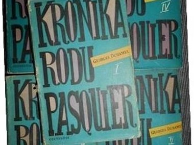 KRONIKA RODU PASQUIER - G.Duhamel, 5 TOMÓW-1