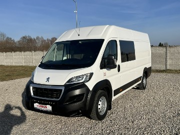 Peugeot Boxer II L4H2 7-osob. MAXI Doka_Brygadowy * Gwarancja *