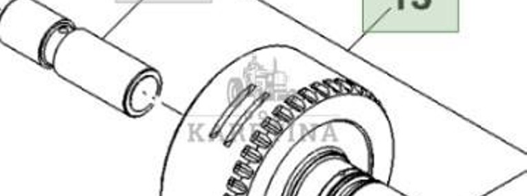 John Deere 8360R Bęben sprzęgła WOM Kosz sprzęgłowy CZĘŚCI RE183927 R183622 RE588747-1