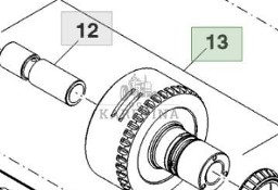 John Deere 8360R Bęben sprzęgła WOM Kosz sprzęgłowy CZĘŚCI RE183927 R183622 RE588747