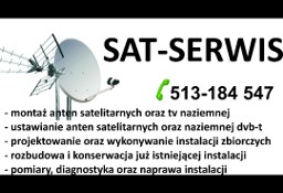 Montaż ustawianie anten satelitarnych i DVB-T, DVB-T 2