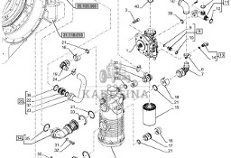 New Holland T6090 T6070 Regen pompa hydraul 45 cc 87738887R