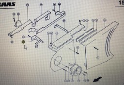 CLAAS 00 0517 729 1/00 0517 706 0/00 0517 614 1/ClaasLexion uchwyty/Claas 580 530-510 570 560-540