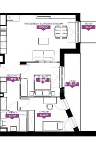 Apartament 3 pokoje z balkonem - Wodna, Echo-2