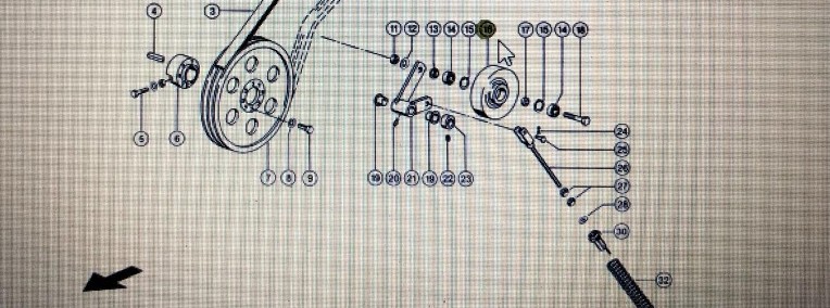 00 0641 289 2/Claas rolka napinacza/Tucano 430-420 Mega 350 370-360 Jaguar 980-930-1