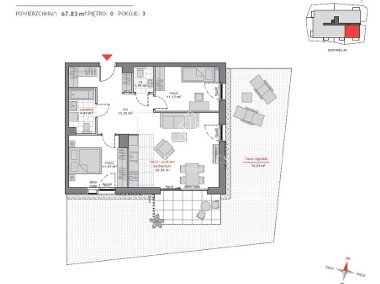 3 pokojowe mieszkanie w Oliwie, odbiór 2024. Duży ogród-1
