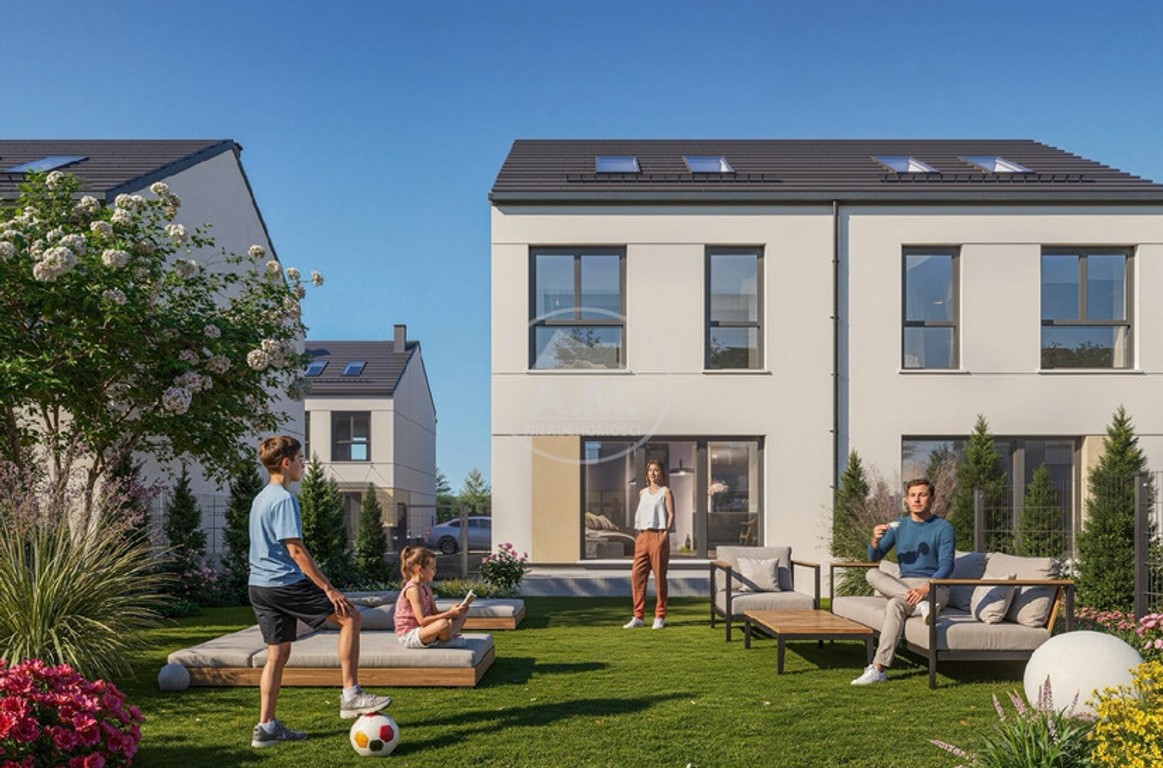 Dom bliźniak 110 m² | Ogród 109 m² | Kiełczów