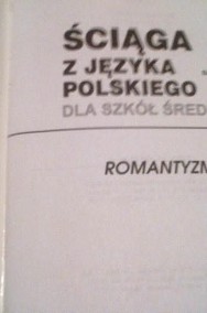 Sciąga z języka polskiego Romantyzm dla szkół srednich zeszyt 6 Teres-2