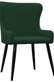 vidaXL Krzesła do jadalni, 2 szt., zielone, aksamit282526-2