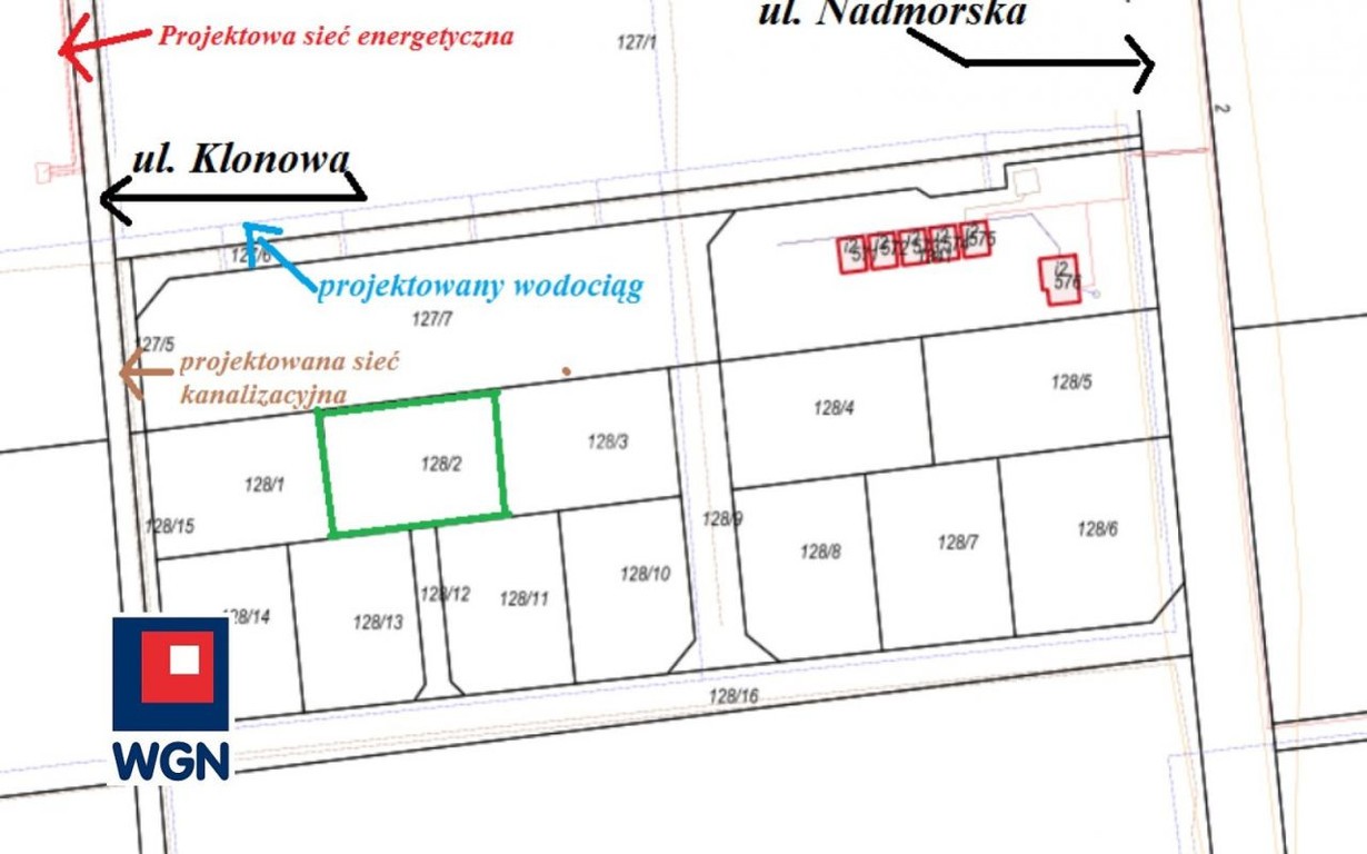 Działka na sprzedaż, 850 m², Postomino Jezierzany - Widok 3