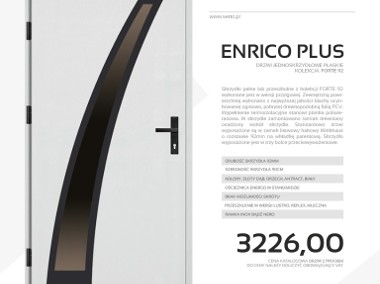 Drzwi zewnętrzne stalowe SETTO model ENRICO PLUS 92-1